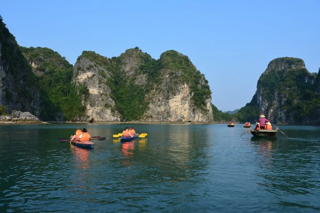 Kayaking is a great alternative to Vang Vieng tubing.