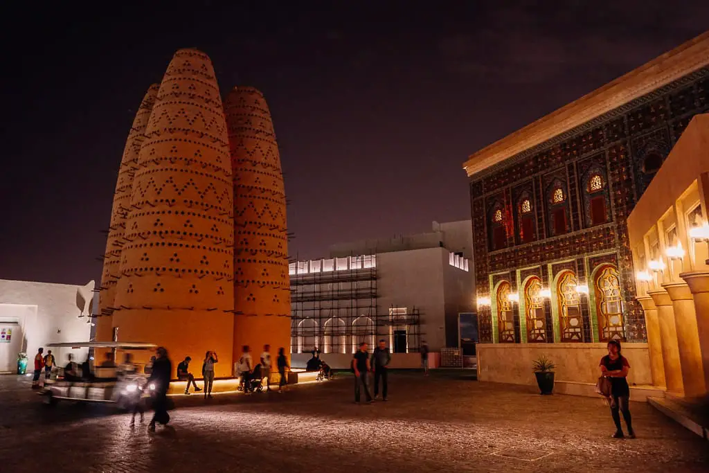 Katara's iconic pigeon towers are one of the most popular places to visit in Doha